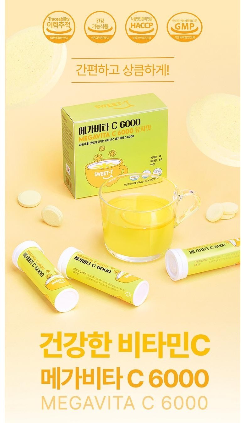 Viên Mega Vita C 6000 #30 Tablets-Kallos
