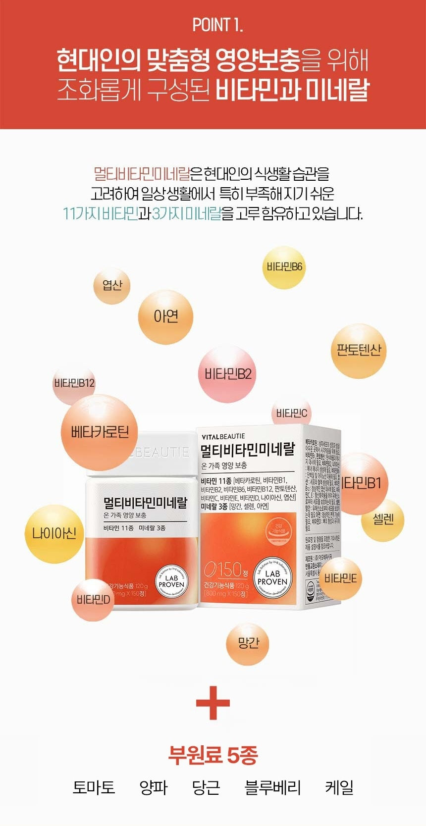 Viên Nhai Vital Beautie Multivitamin And Mineral