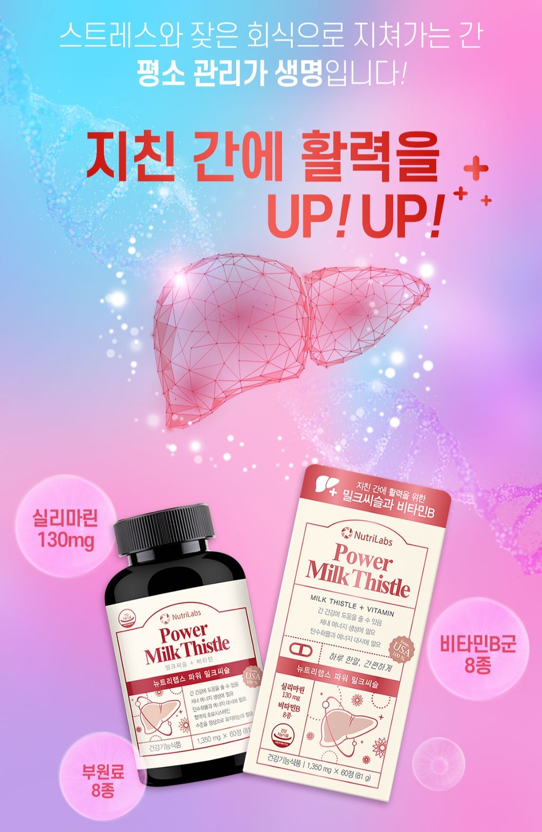 Viên Nutrilabs Power Milk Thistle #60 Tablets