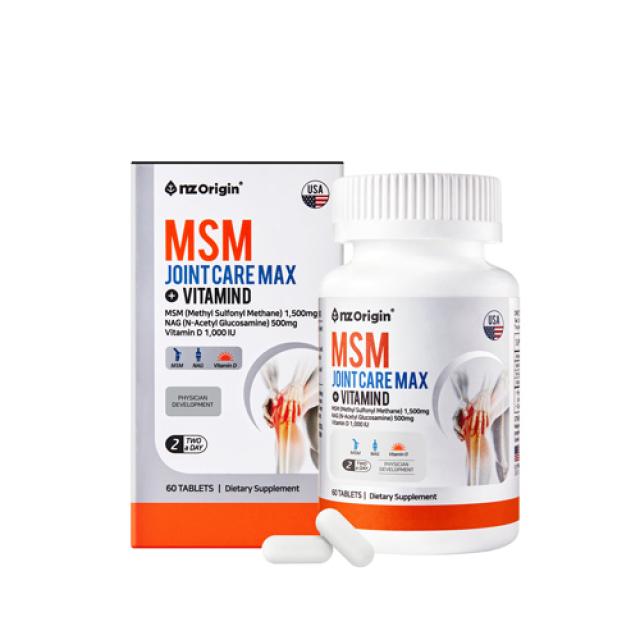 Viên NZ Origin MSM Joint Care Max #60 Tablets (30 Day Supply)-Kallos
