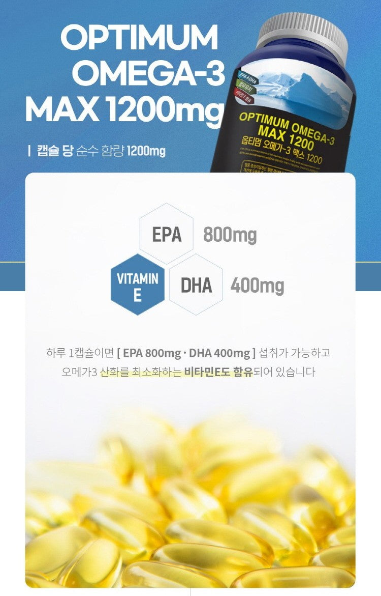 Viên Origin Optimum Omega-3 MAX 1200 #180 Capsules