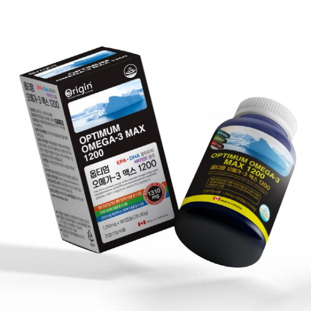 Viên Origin Optimum Omega-3 MAX 1200 #180 Capsules-Kallos