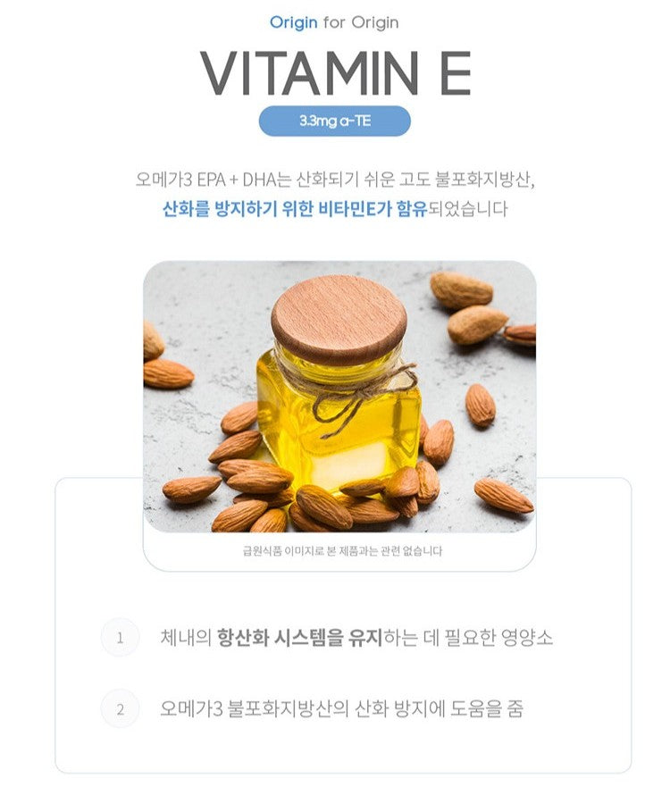 Viên Origin Platinum rTG Omega-3 #60 Capsules-Kallos