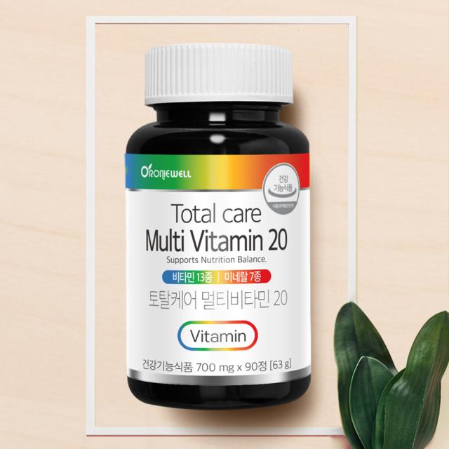 Viên RONIEWELL Total Care Multivitamin 20 #90 Tablets-Kallos