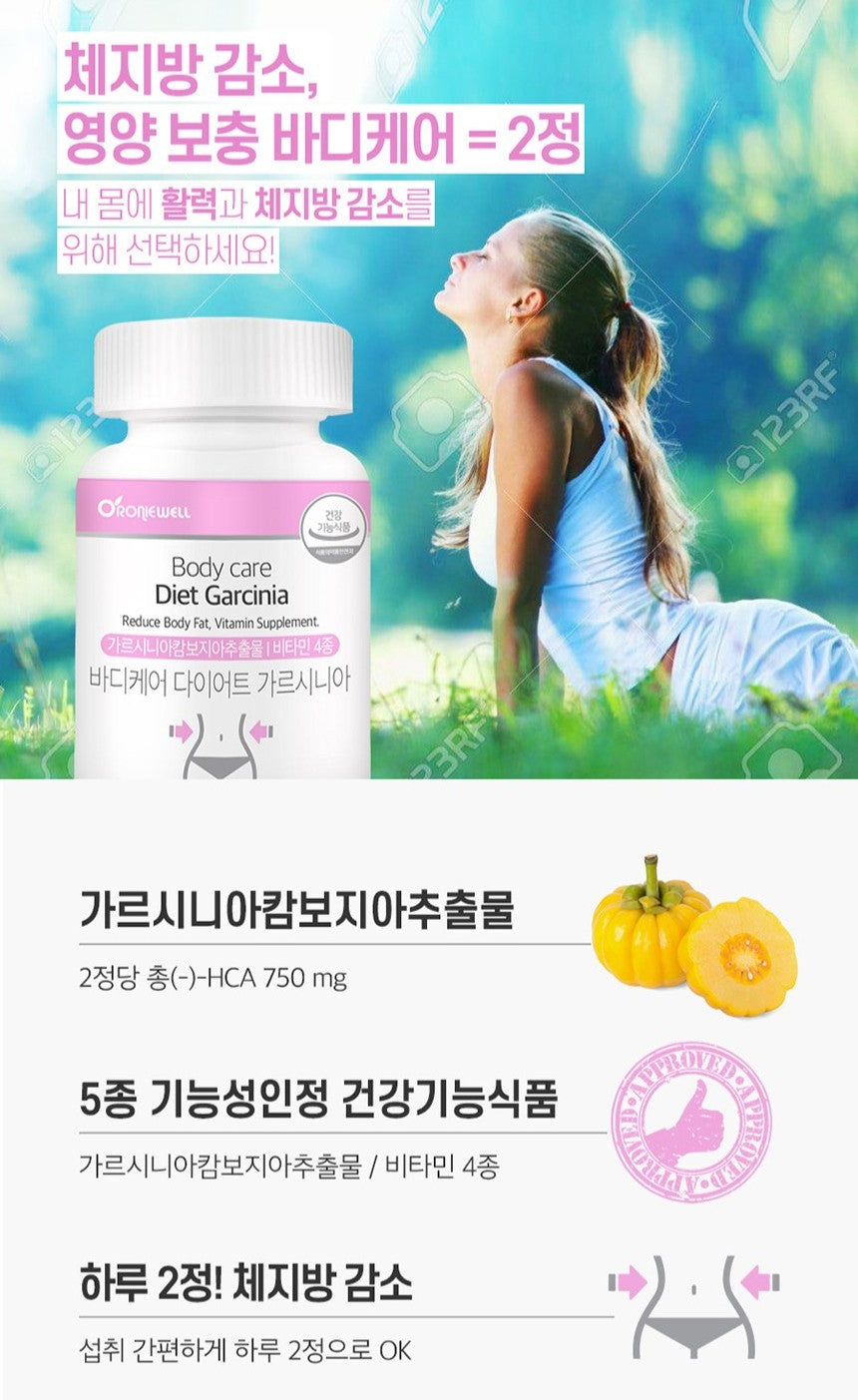 Viên RONIEWELL Body Care Diet Garcinia #60 Tablets-Kallos