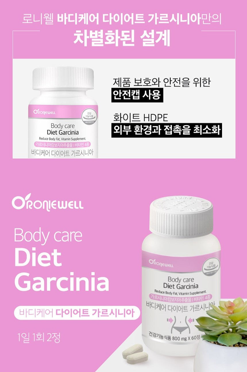 Viên RONIEWELL Body Care Diet Garcinia #60 Tablets
