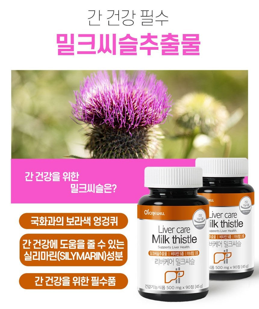 Bộ RONIEWELL Liver Care Milk Thistle Gift Set-Kallos