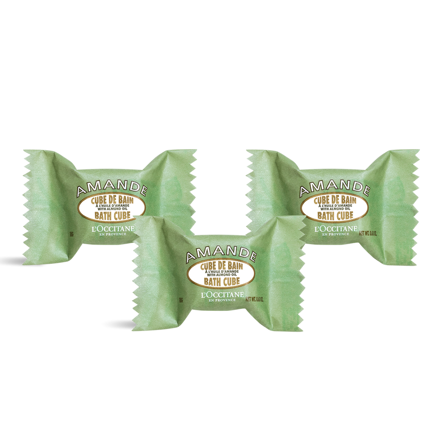 Viên Tắm L'OCCITANE Almond Mini Bath Bomb Trio - Kallos Vietnam