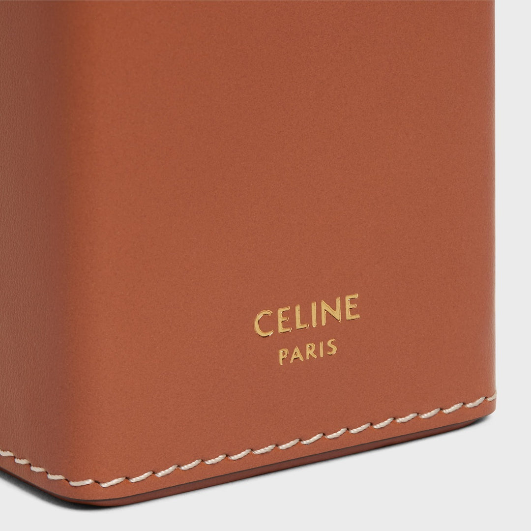 Vỏ Đựng Nước Hoa CELINE Perfume Holder 100ml in Calfksin #Tan