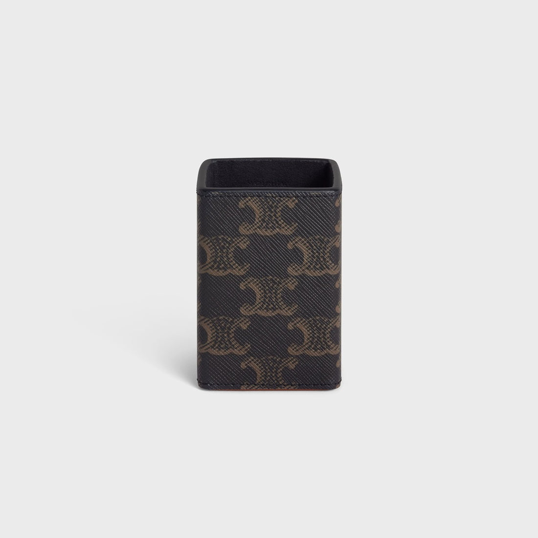 Vỏ Đựng Nước Hoa CELINE Perfume Holder Triomphe Canvas & Calfskin #Tan-Kallos