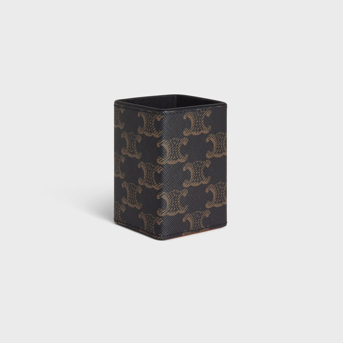 Vỏ Đựng Nước Hoa CELINE Perfume Holder Triomphe Canvas & Calfskin #Tan-Kallos