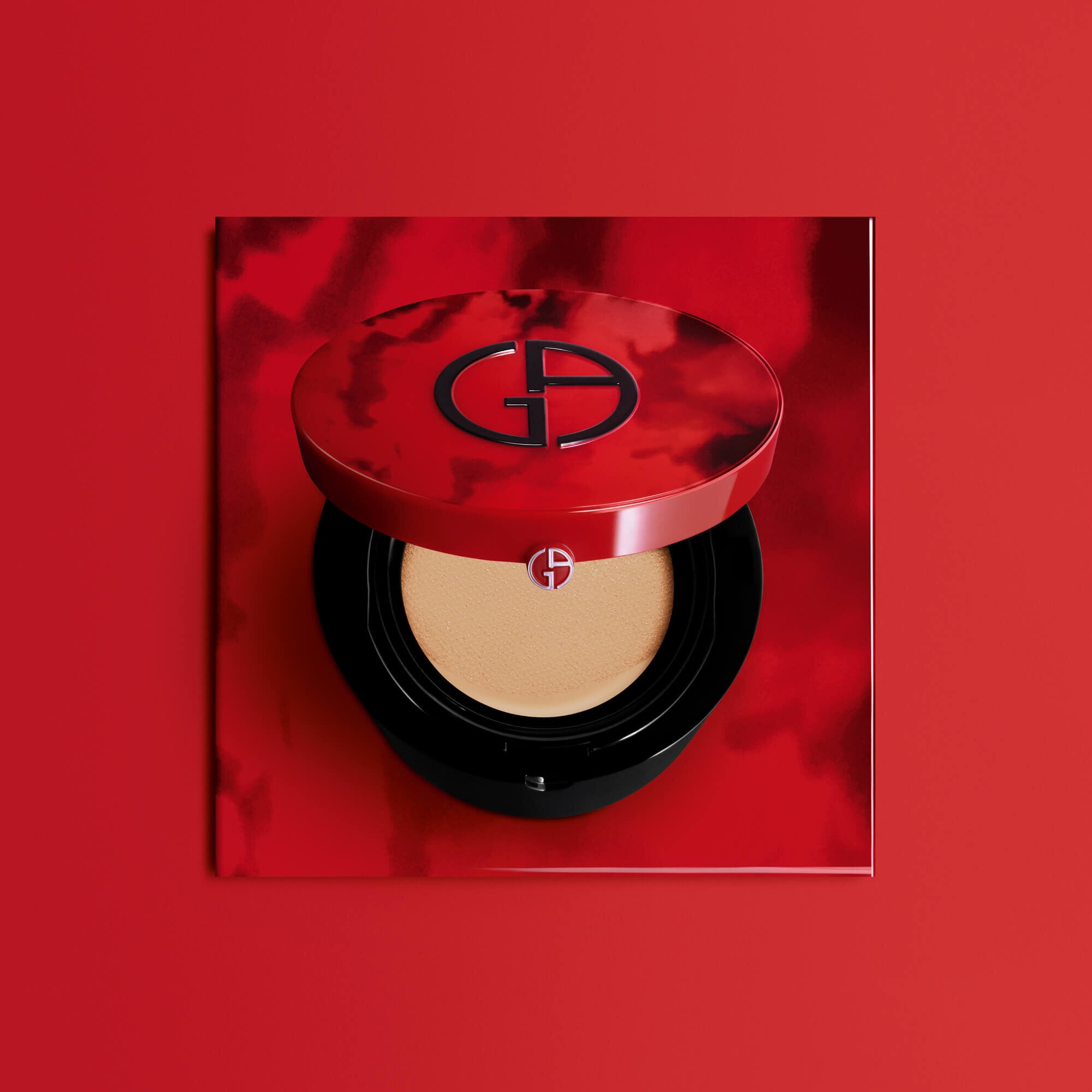 Vỏ Hộp Phấn ARMANI My Armani To Go Cushion Case #Rouge Malachite Case - Kallos Vietnam