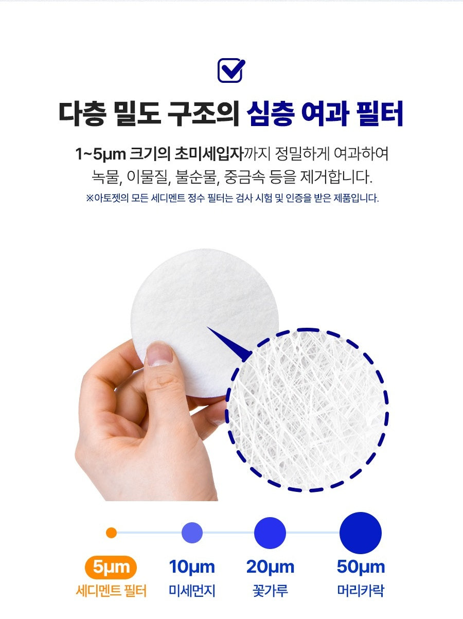 Vòi Lọc Nước ATOJET Signature Plus Filter Shower Head-Kallos