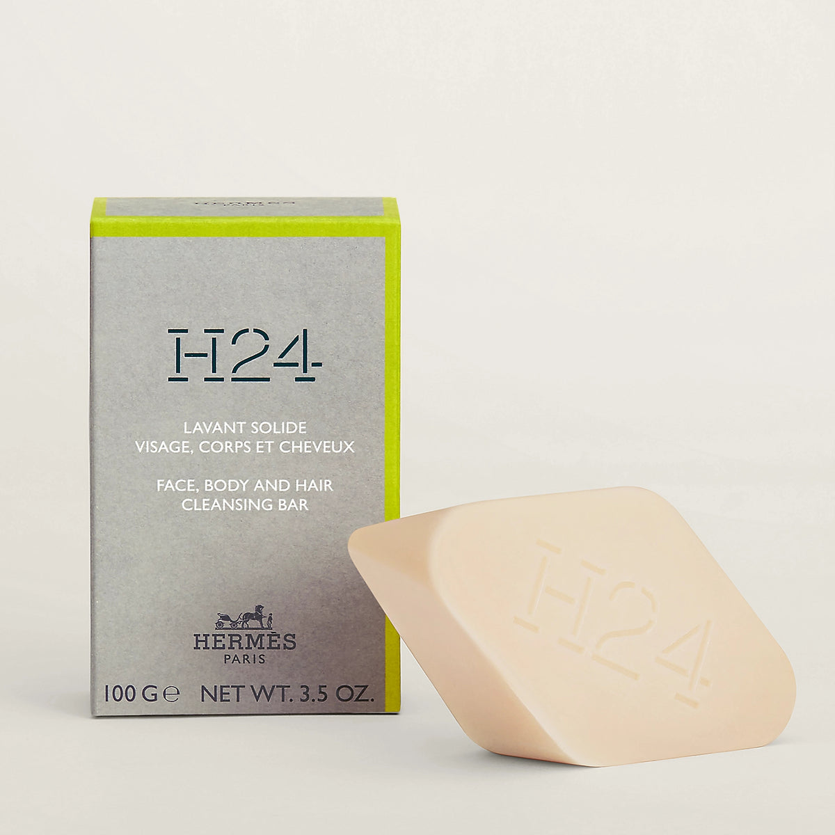 Sữa Rửa Mặt HERMÈS H24 Face, Body & Hair Solid Cleanser