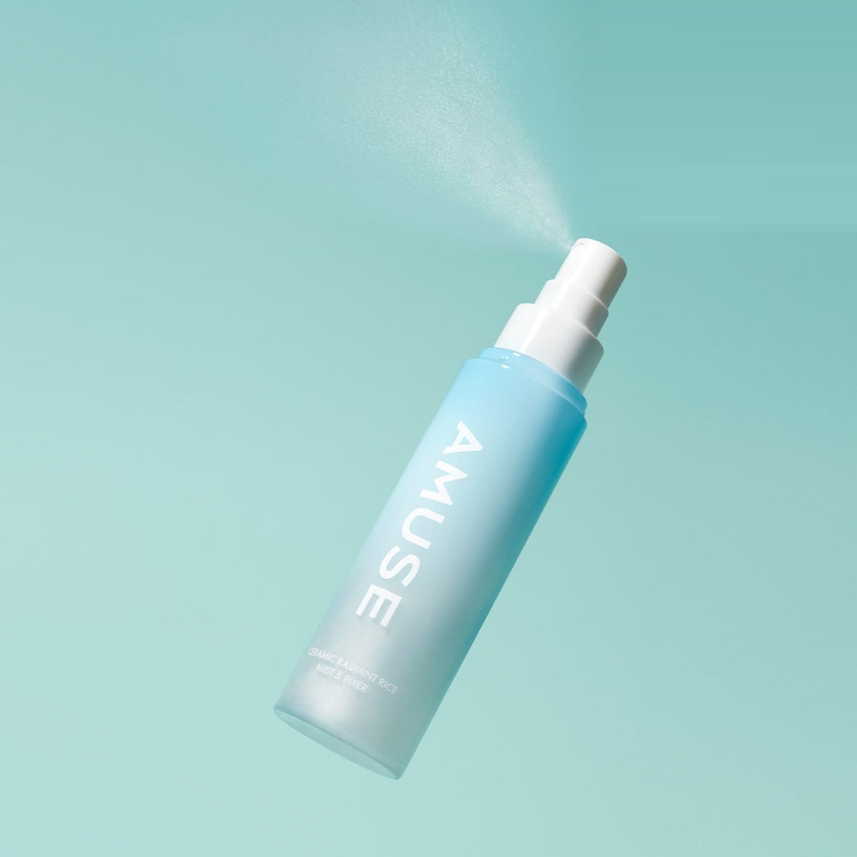 Xịt Khoá Nền AMUSE Ceramic White Pearl Rice Mist & Fixer