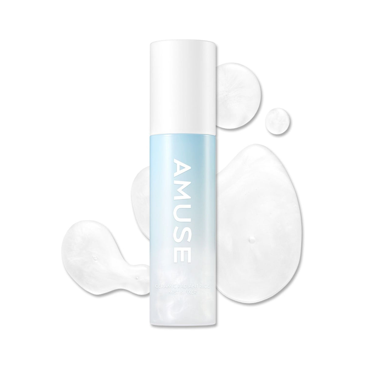 Xịt Khoá Nền AMUSE Ceramic White Pearl Rice Mist & Fixer