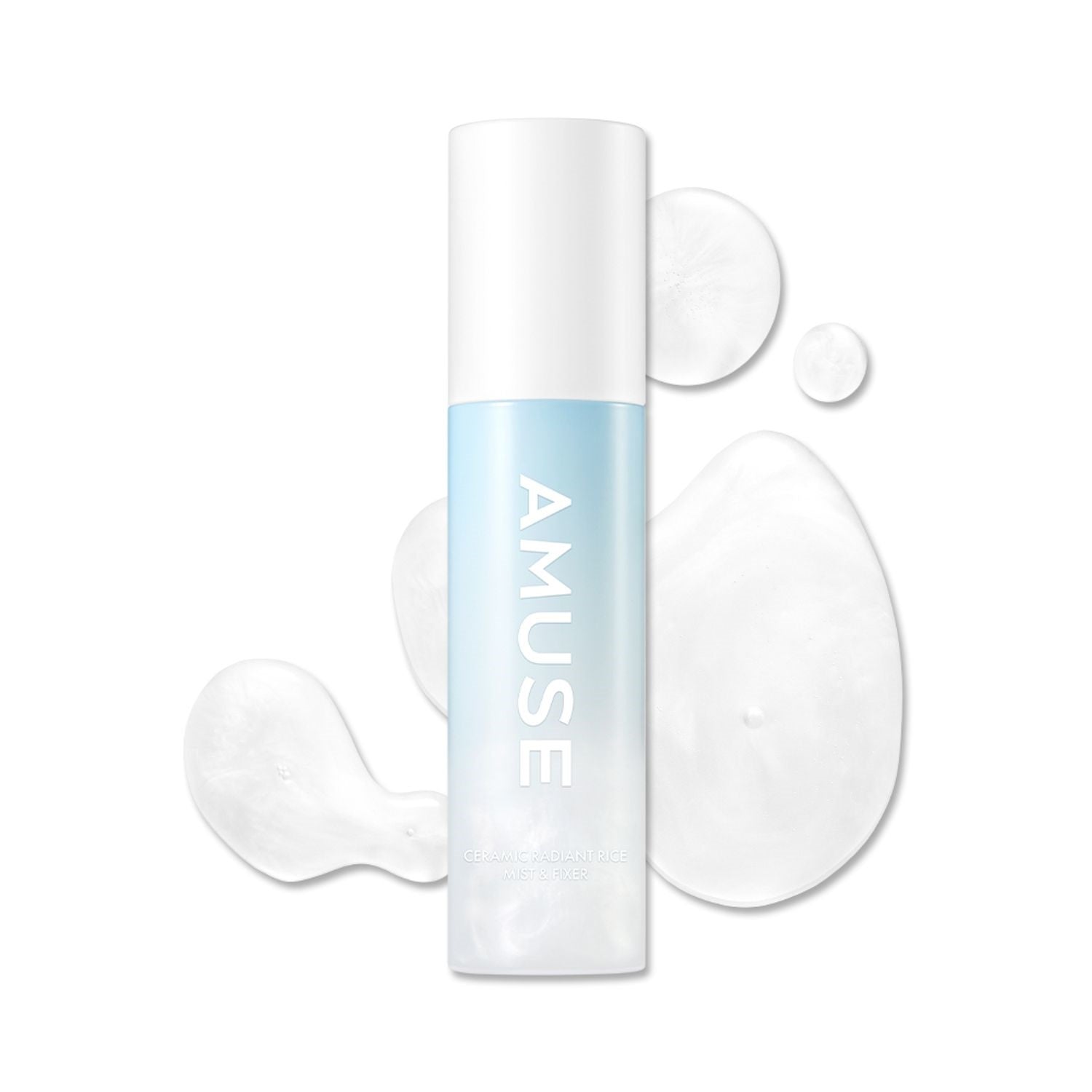 Xịt Khoá Nền AMUSE Ceramic White Pearl Rice Mist & Fixer-Kallos