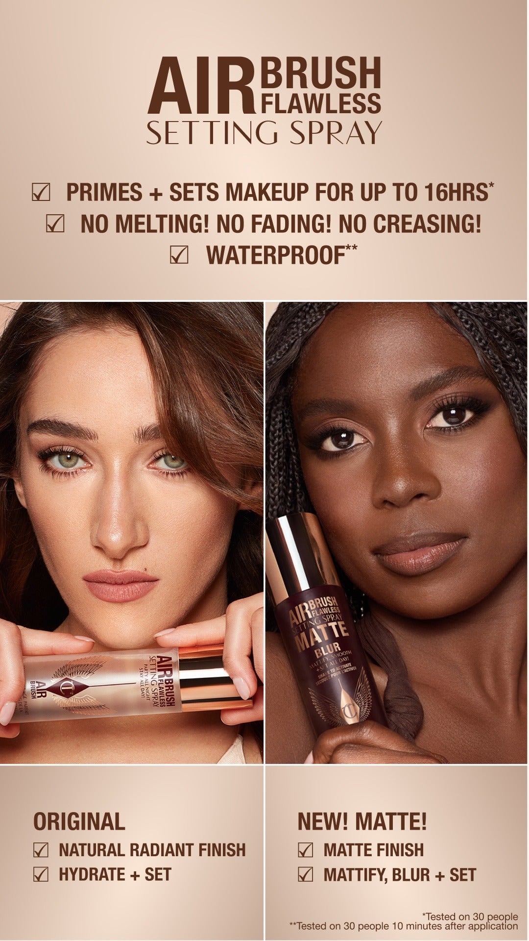 Xịt Khoá Nền Charlotte Tilbury Airbrush Flawless Setting Spray Matte