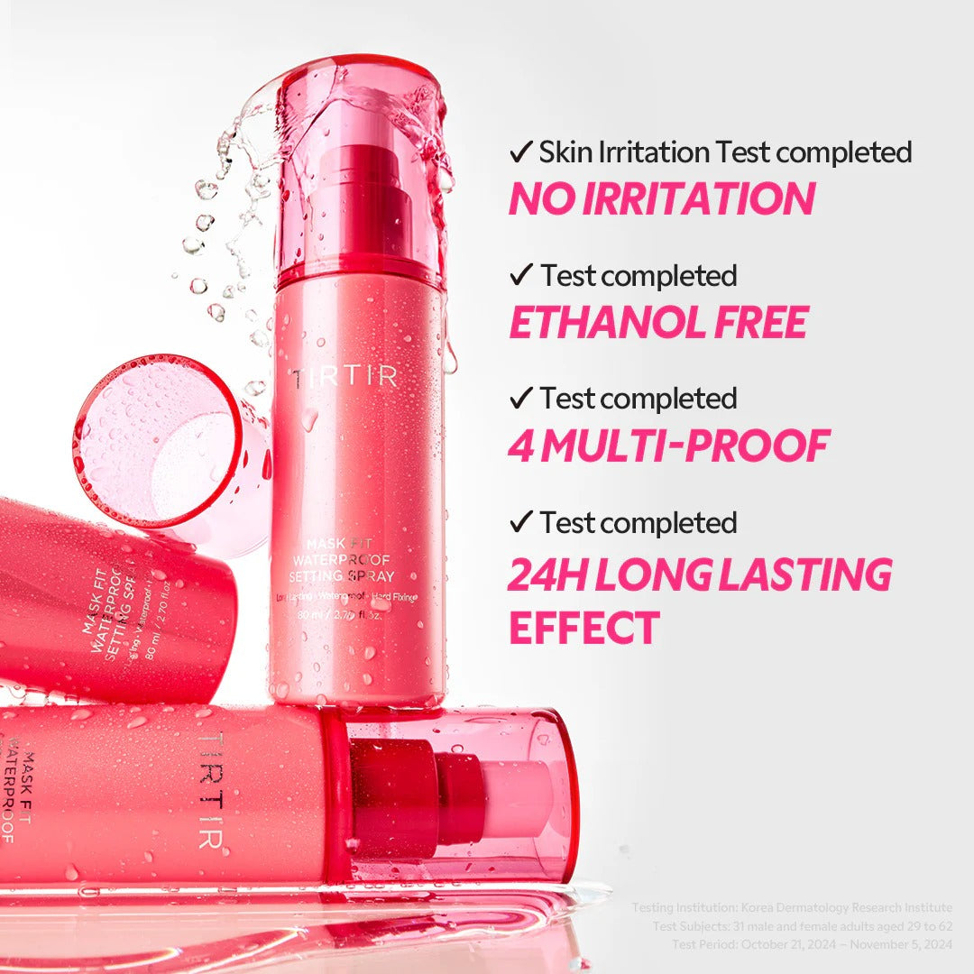 Xịt Khoá Nền TIRTIR Mask Fit Waterproof Setting Spray