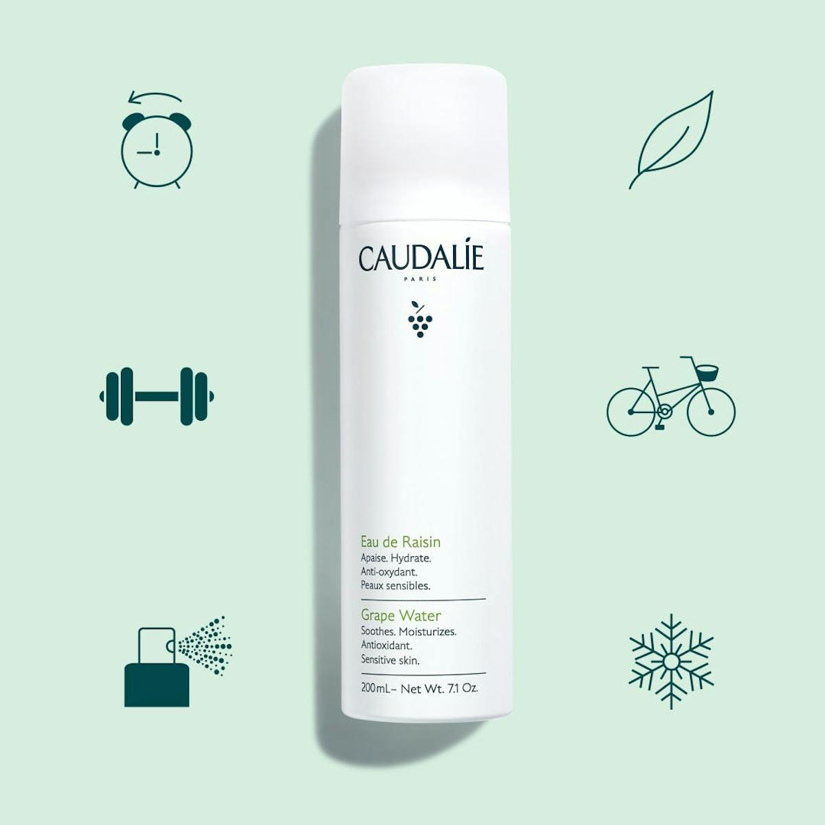 Xịt Khoáng Caudalie Grape Water #75 mL
