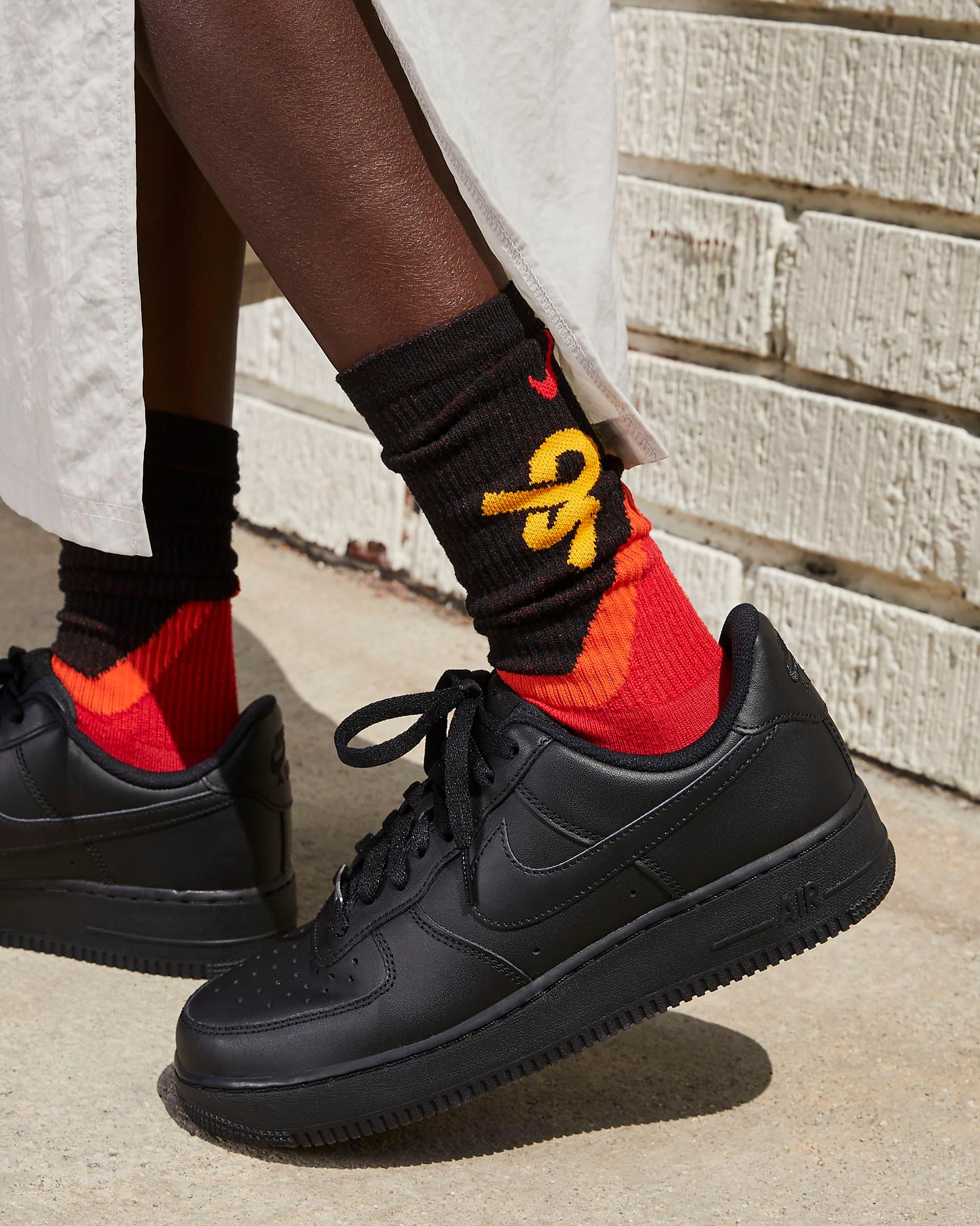 Giày Nike Air Force 1 '07 Women Shoes #Black - Kallos Vietnam