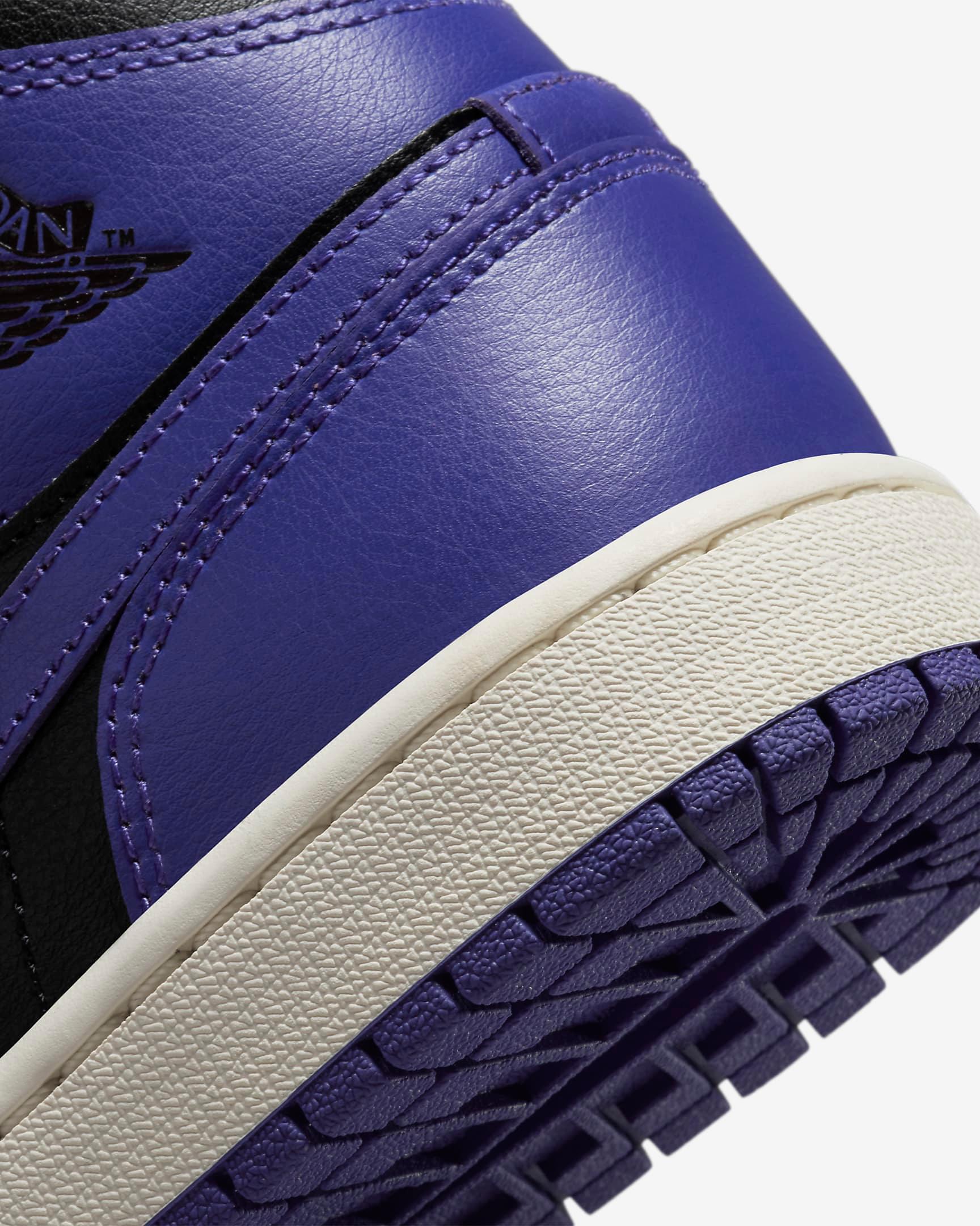 Giày Nike Air Jordan 1 Mid Women Shoes #Dark Concorde - Kallos Vietnam