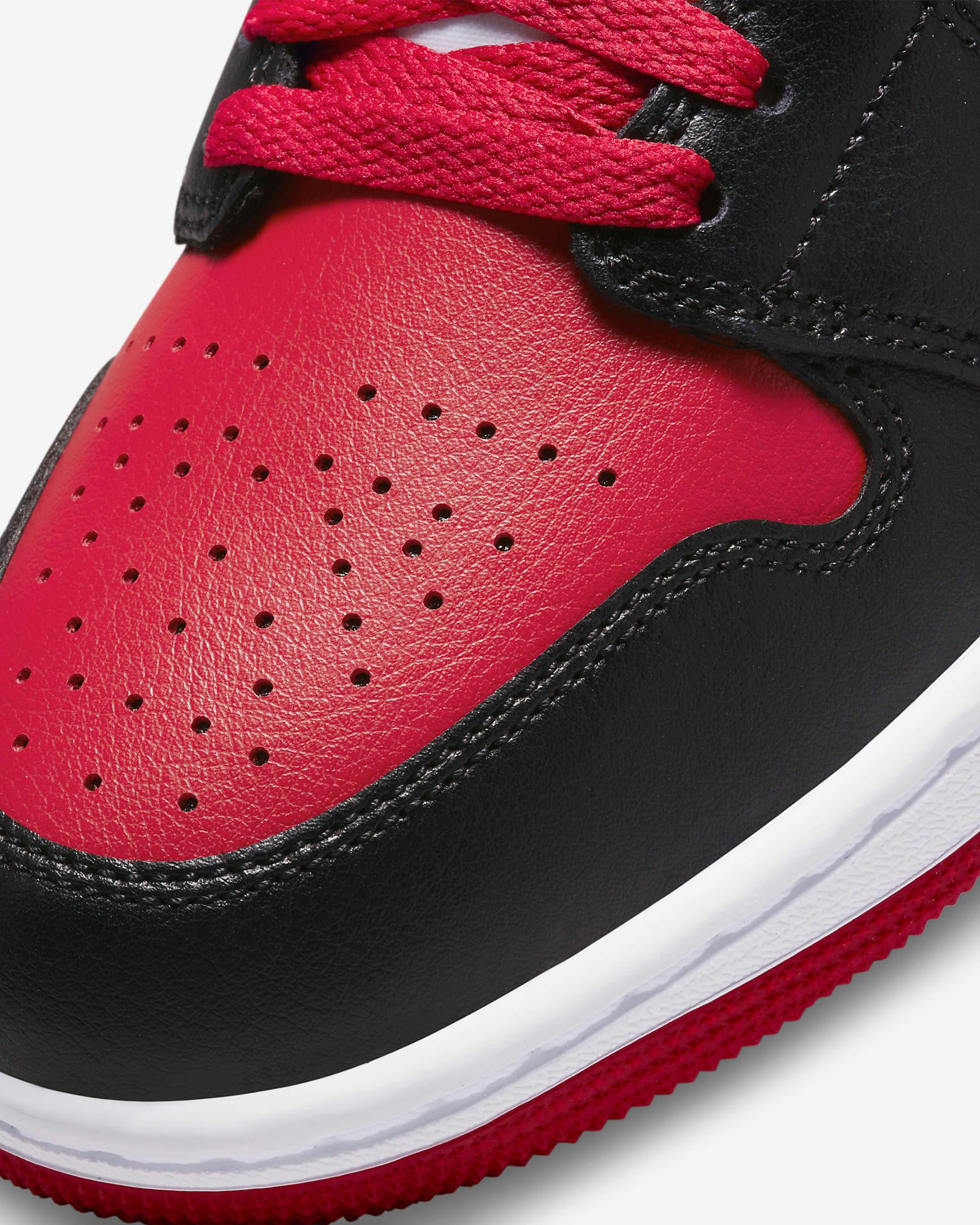 Giày Nike Air Jordan 1 Mid Women Shoes #Jim Red - Kallos Vietnam