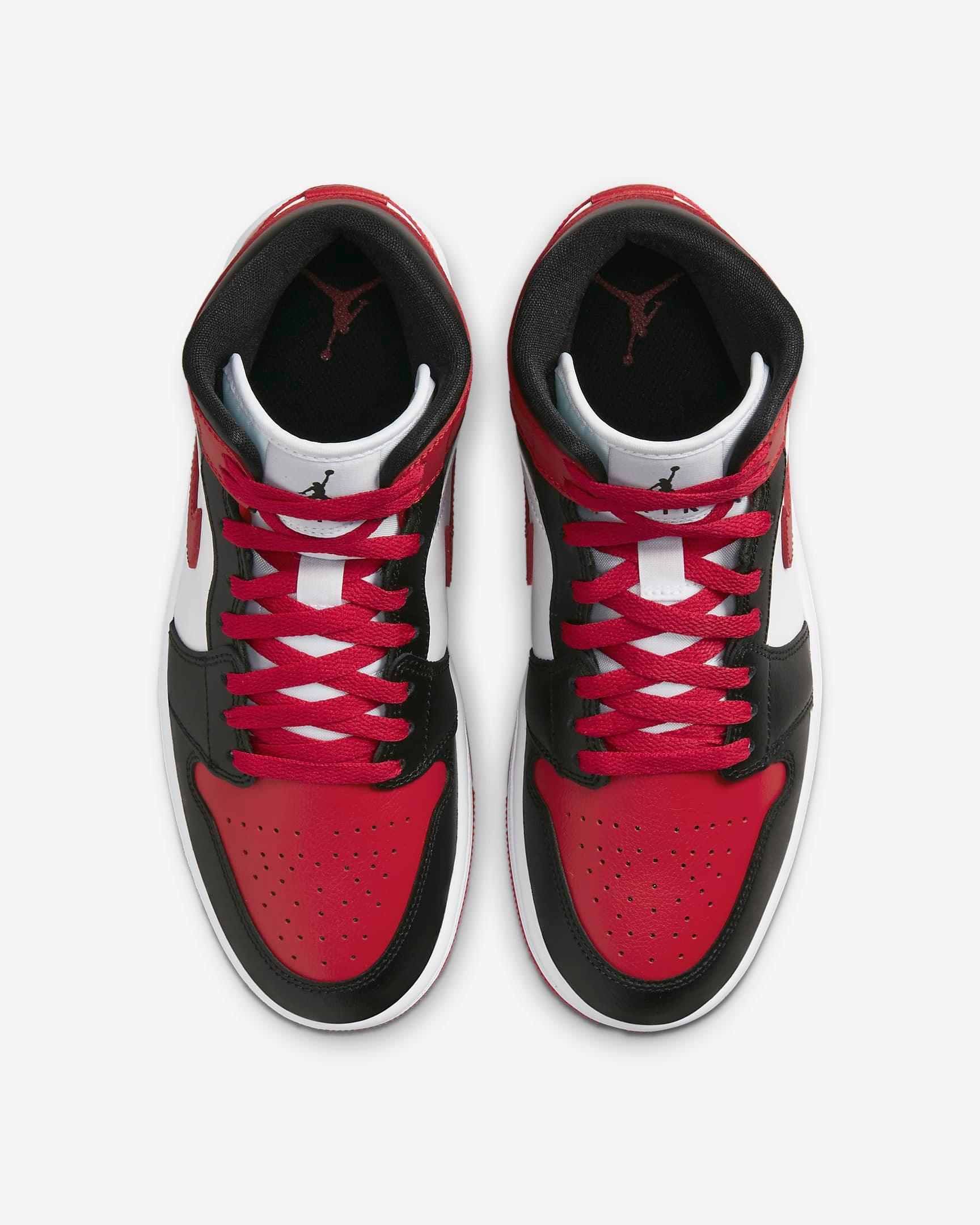 Giày Nike Air Jordan 1 Mid Women Shoes #Jim Red - Kallos Vietnam