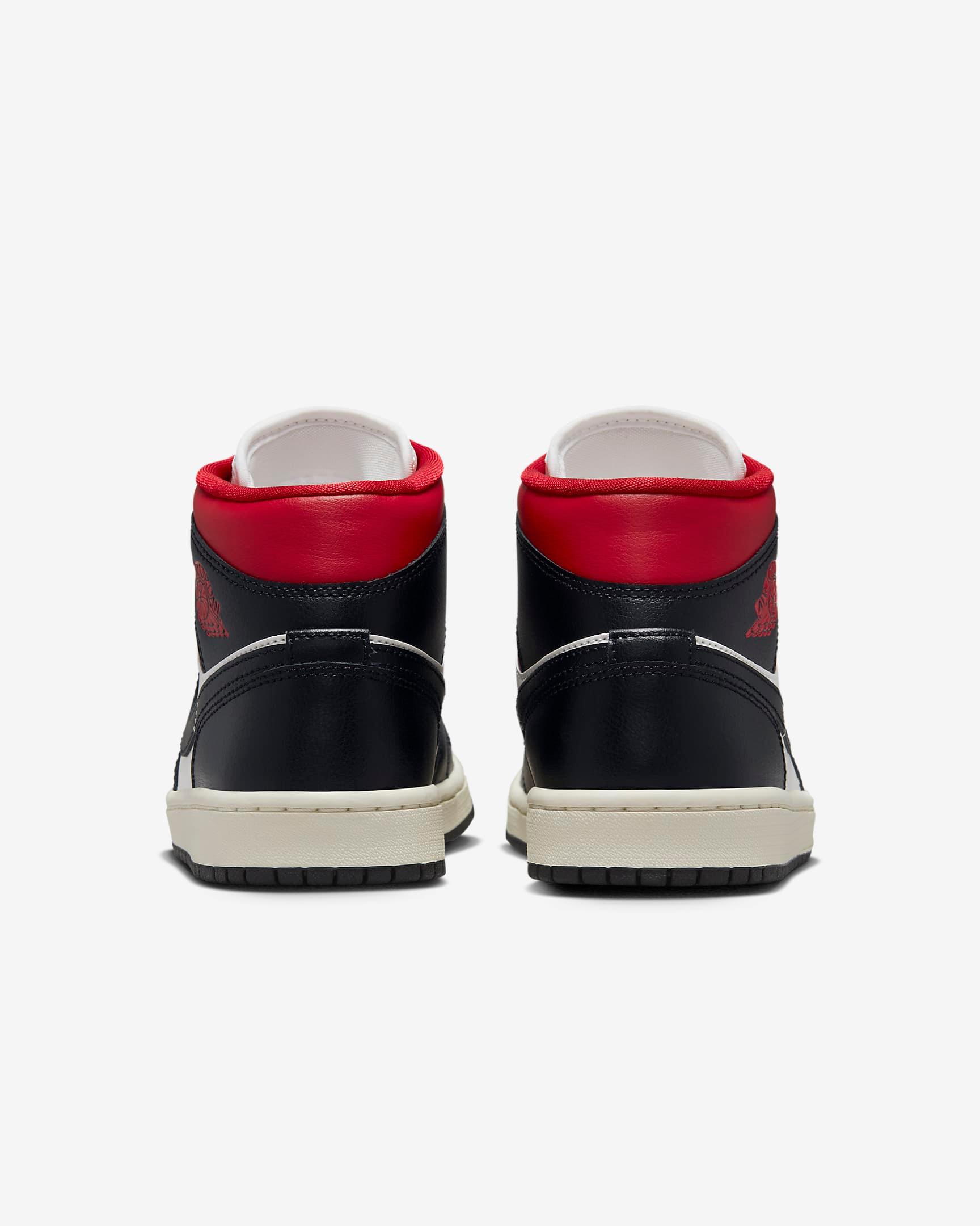 Giày Nike Air Jordan 1 Mid Women Shoes #Black Sail - Kallos Vietnam