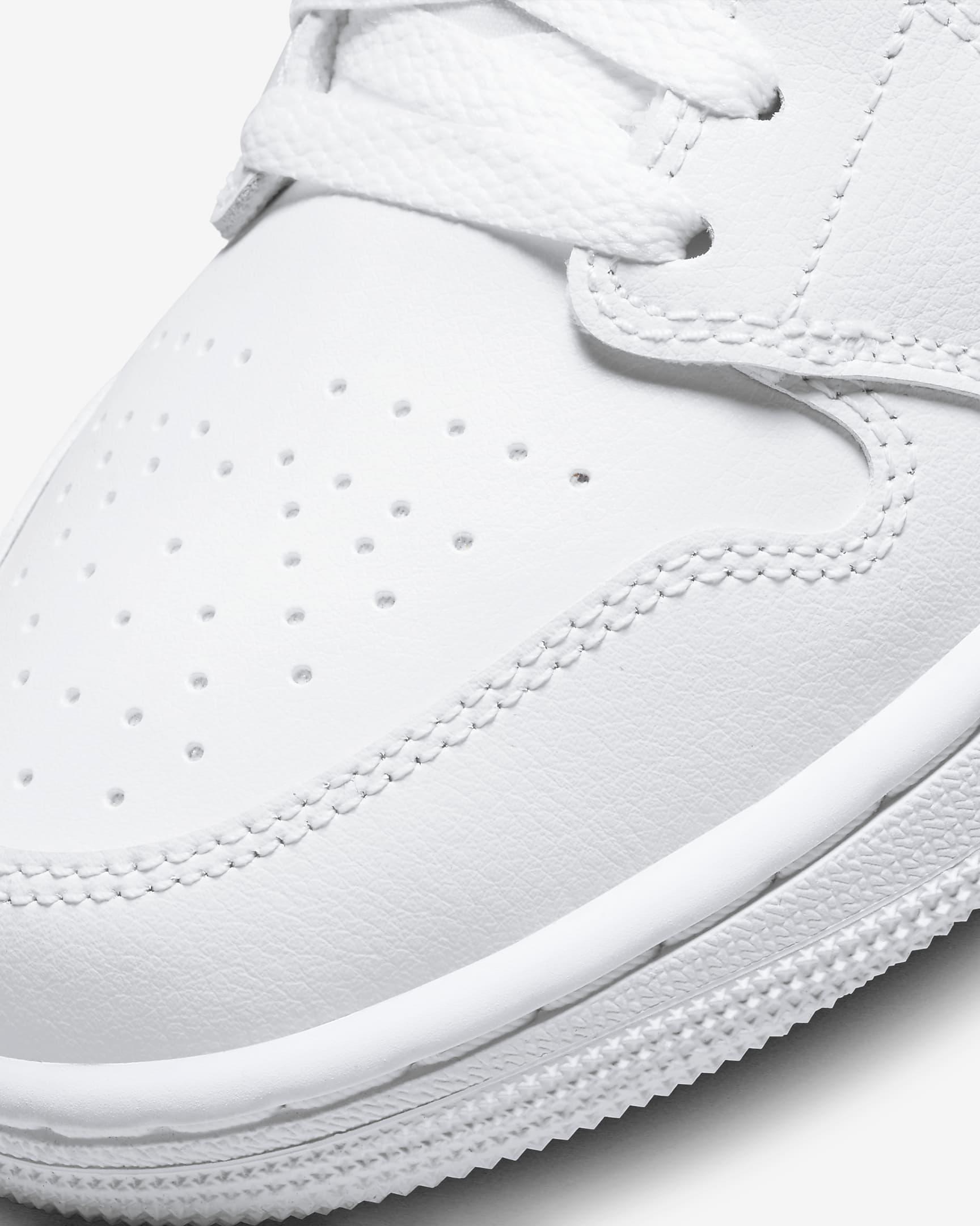 Giày Nike Air Jordan 1 Mid Women Shoes #White - Kallos Vietnam