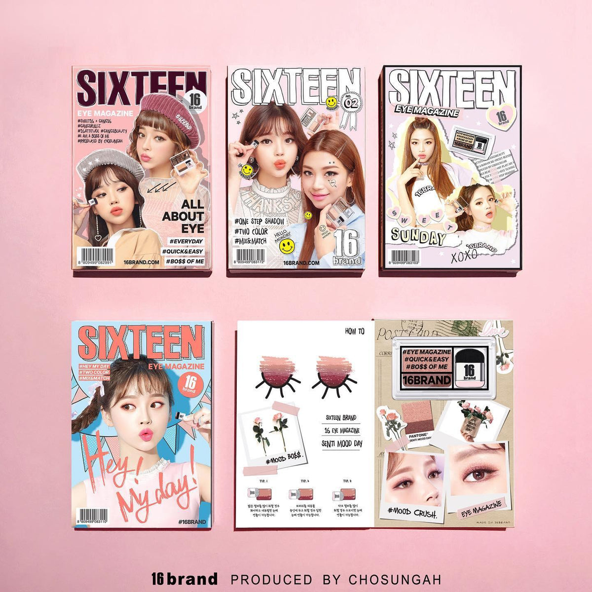 Phấn Mắt 16 Brand Eye Magazine - Kallos Vietnam