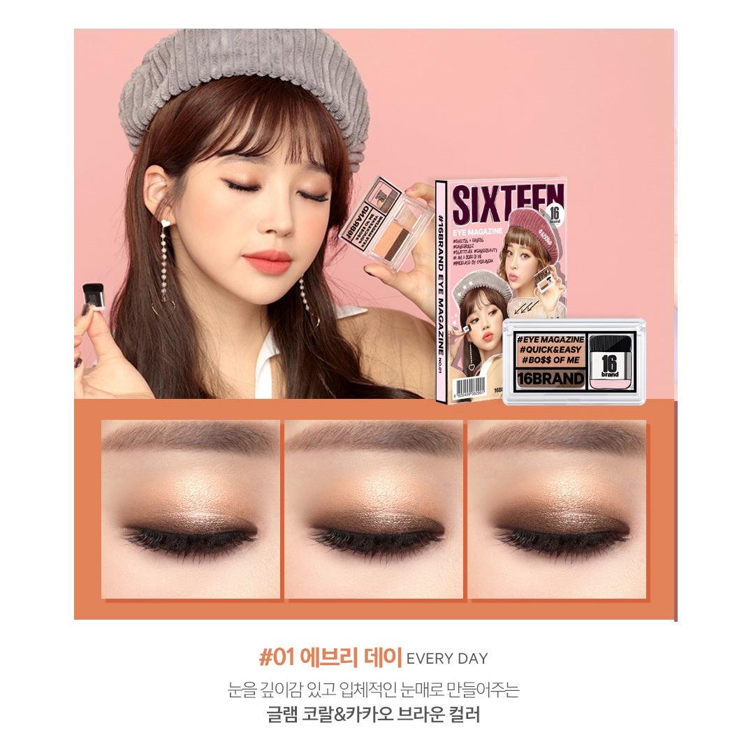 Phấn Mắt 16 Brand Eye Magazine - Kallos Vietnam