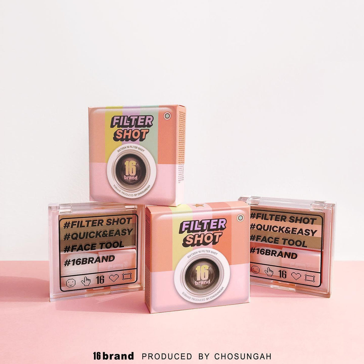 Phấn Tạo Khối 16 Brand Filter Shot Contour Peach - Kallos Vietnam