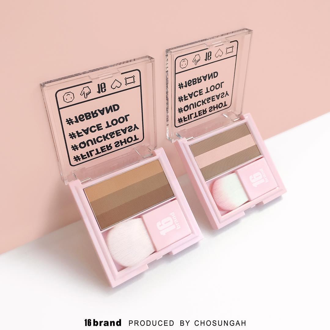 Phấn Tạo Khối 16 Brand Filter Shot Contour Peach - Kallos Vietnam