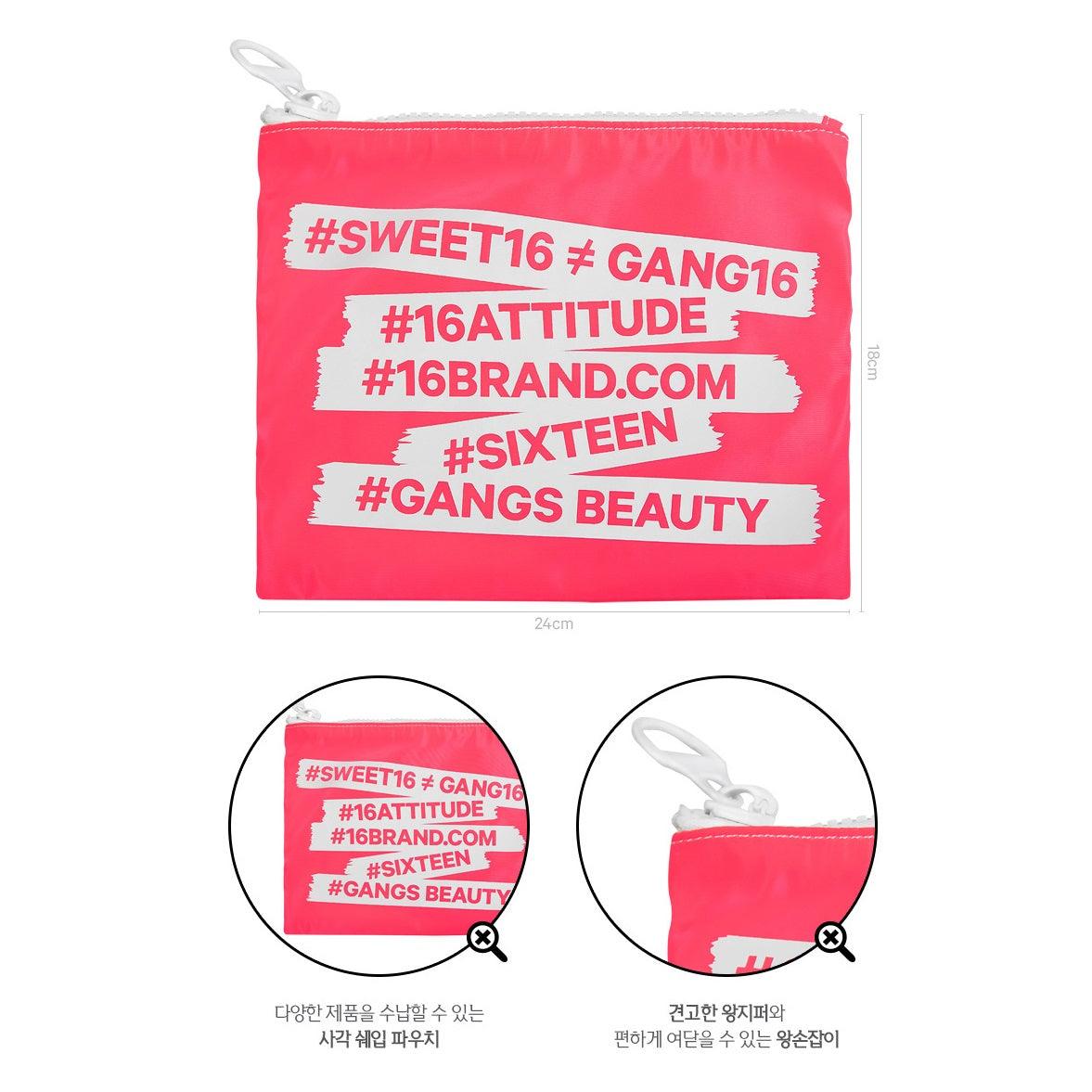 Túi Đựng Đồ Trang Điểm 16 Brand Gangs Pouch - Kallos Vietnam