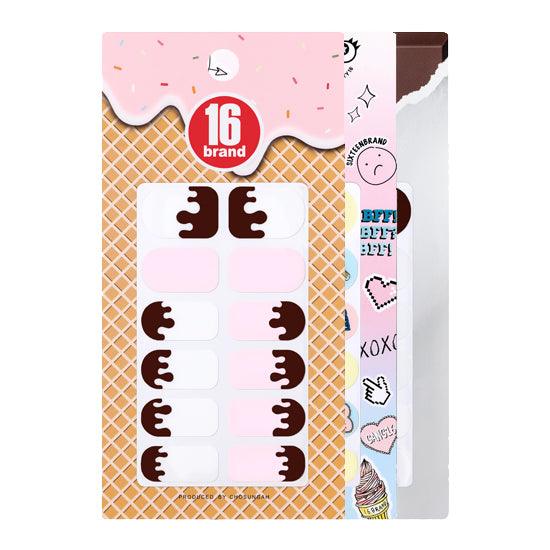 Miếng Dán Móng Tay 16 Brand Taste Chu Nail Patch - Kallos Vietnam