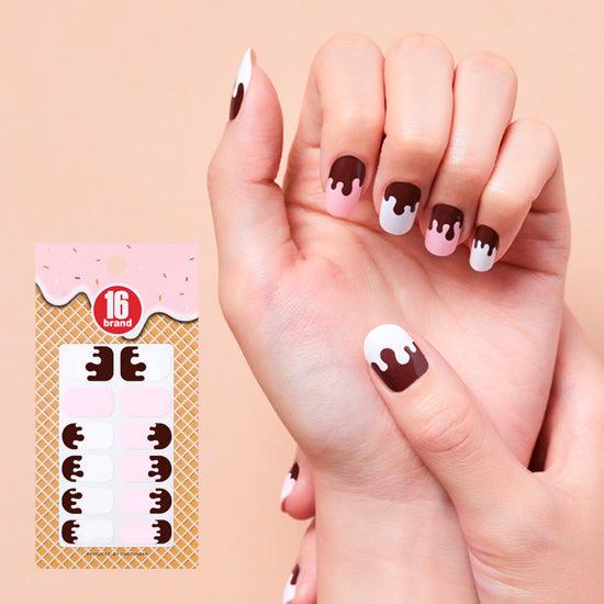 Miếng Dán Móng Tay 16 Brand Taste Chu Nail Patch - Kallos Vietnam