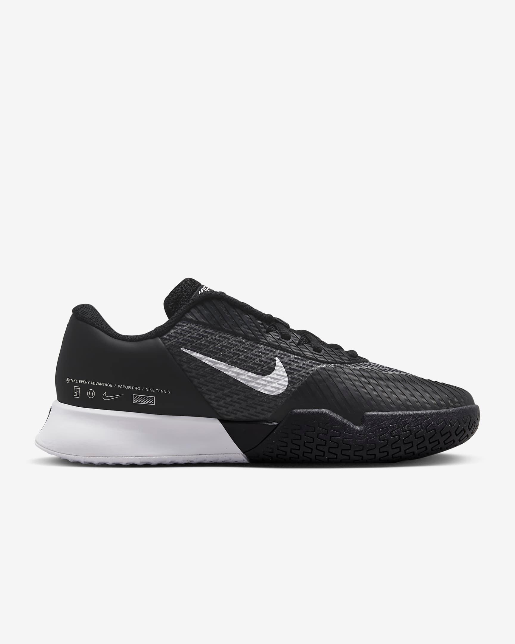 Giày NikeCourt Air Zoom Vapor Pro 2 Women Shoes #Black - Kallos Vietnam