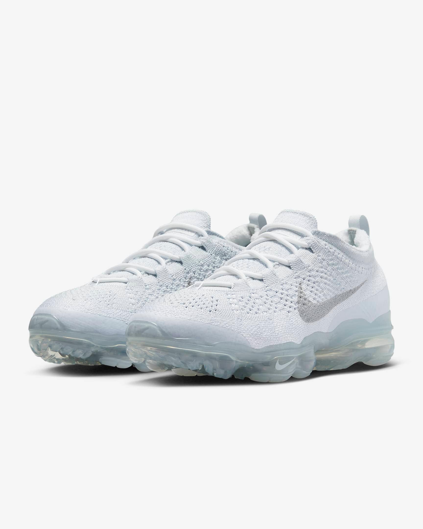 Giày Nike Air VaporMax 2023 Flyknit Men Shoes #Pure Platinum - Kallos Vietnam