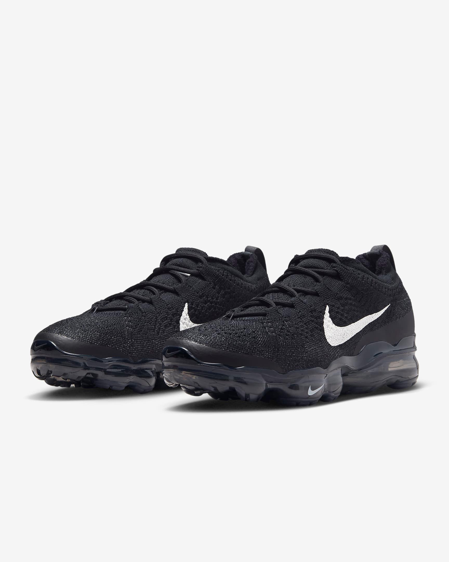 Gi y Nike Air VaporMax 2023 Flyknit Women Shoes Black Kallos