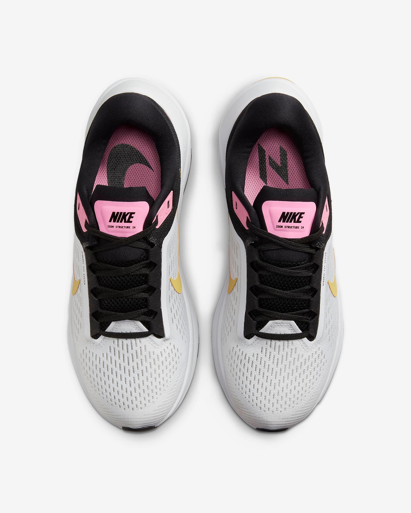 Giày Nike Structure 24 Women Road Running Shoes #Wheat Gold - Kallos Vietnam