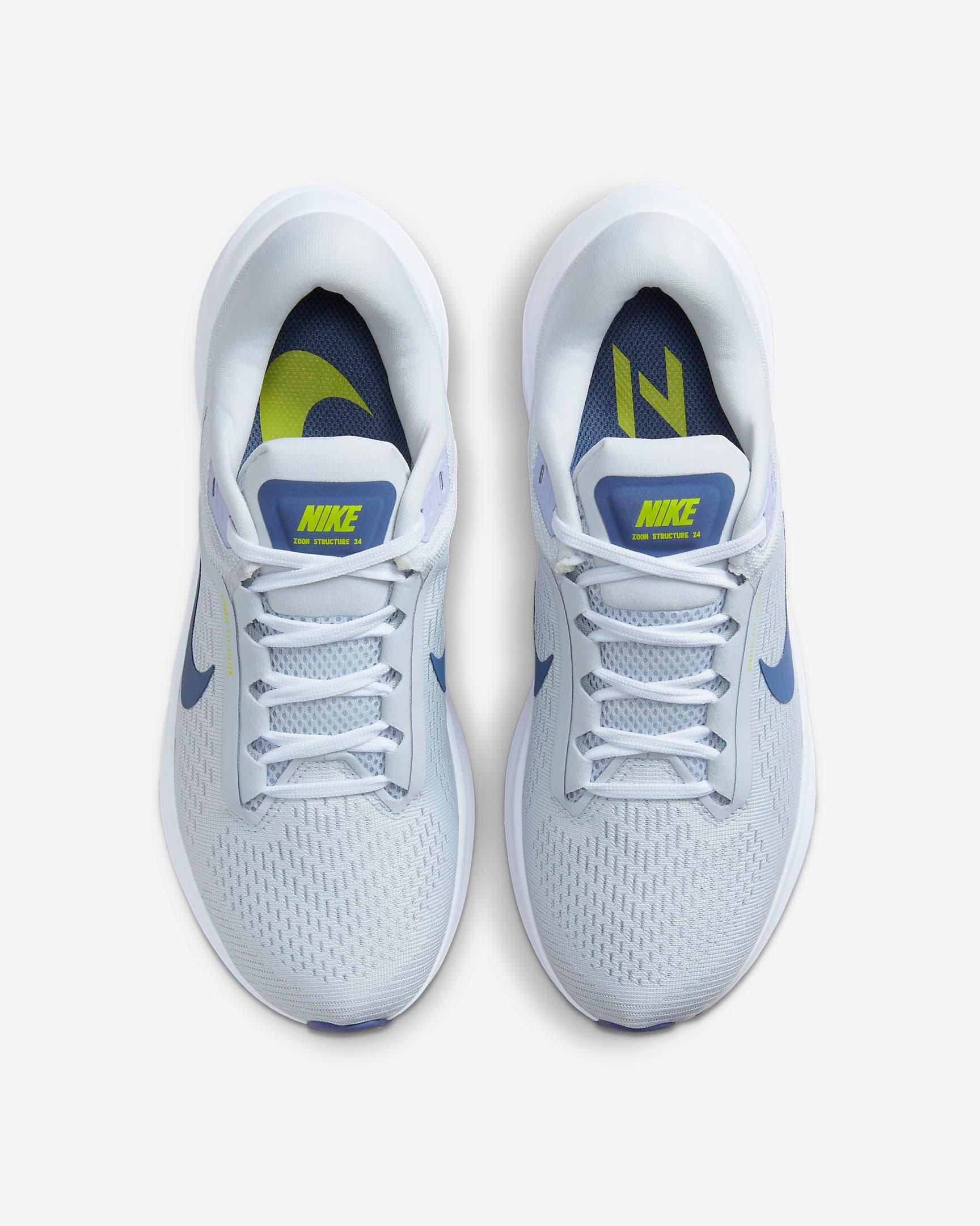 Giày Nike Structure 24 Women Road Running Shoes #Pure Platinum - Kallos Vietnam