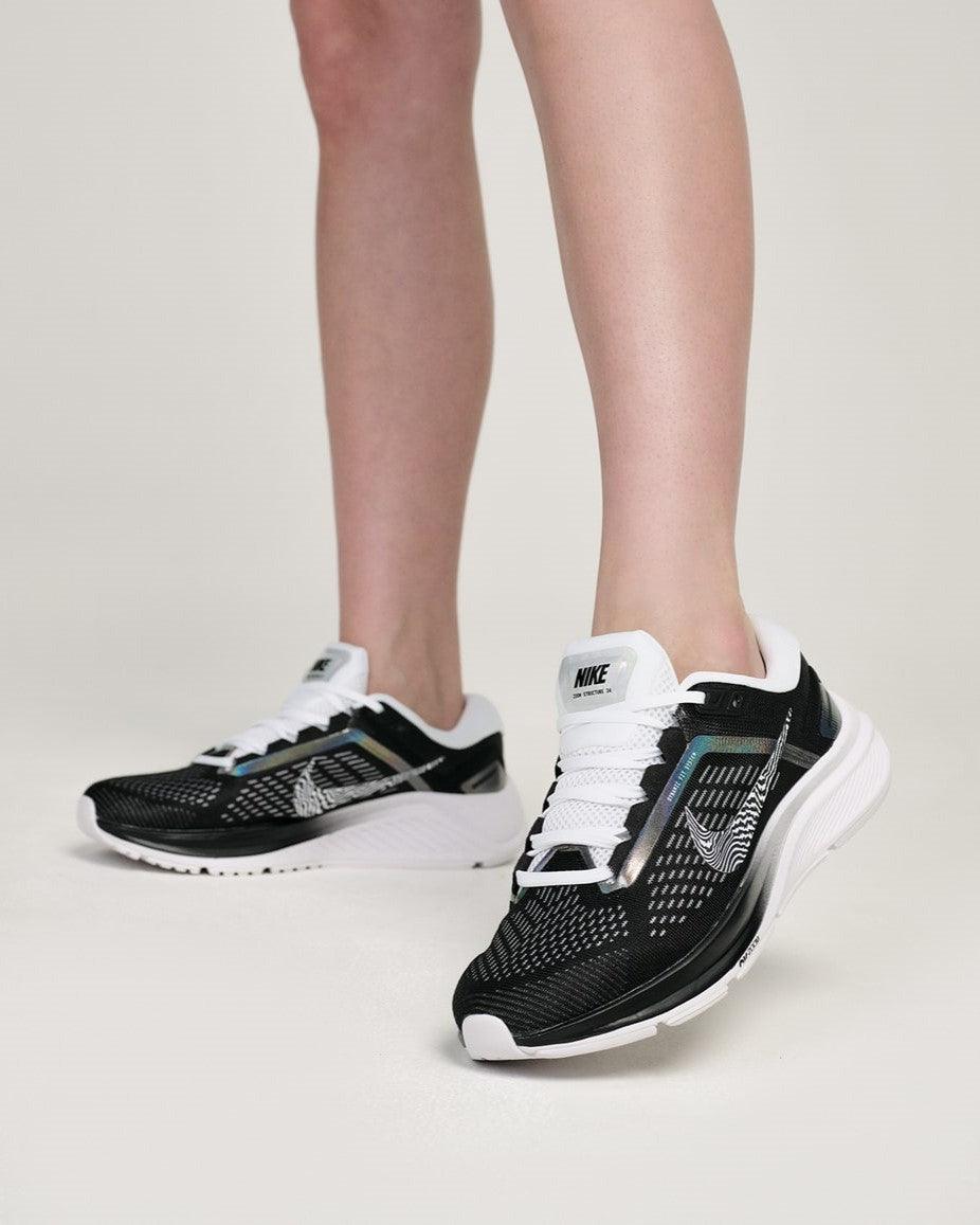 Giày Nike Structure 24 Premium Women Shoes #Black White - Kallos Vietnam