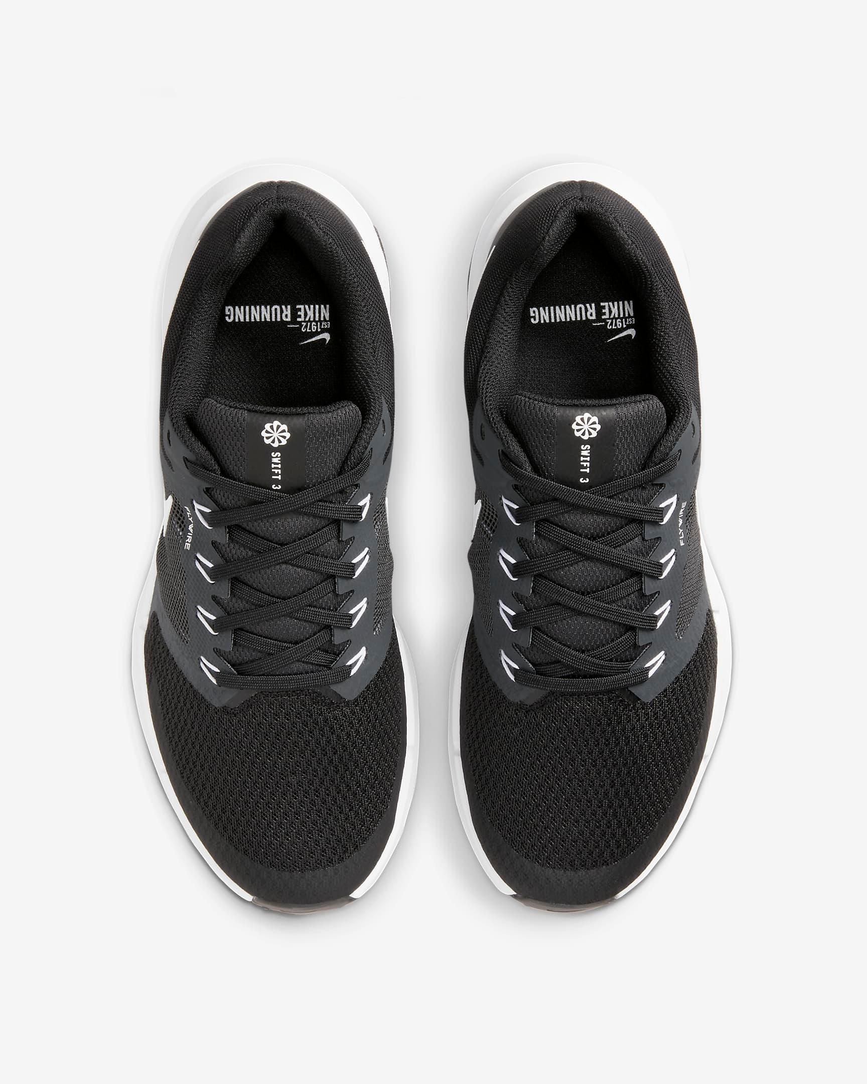 Giày Nike Run Swift 3 Women Shoes #Black White - Kallos Vietnam