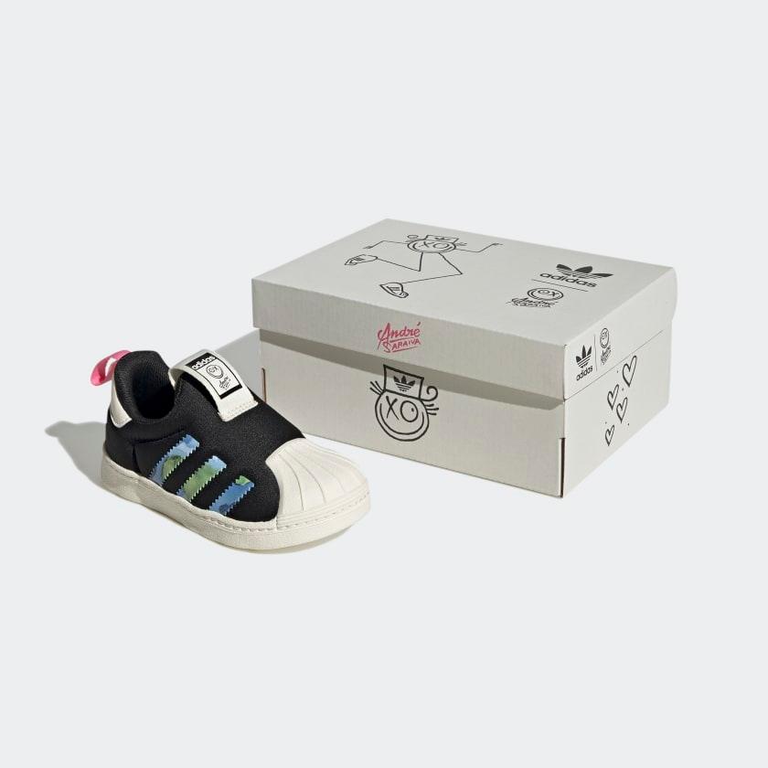 Giày Adidas Infants Superstar 360 x André Saraiva #Core Black - Kallos Vietnam
