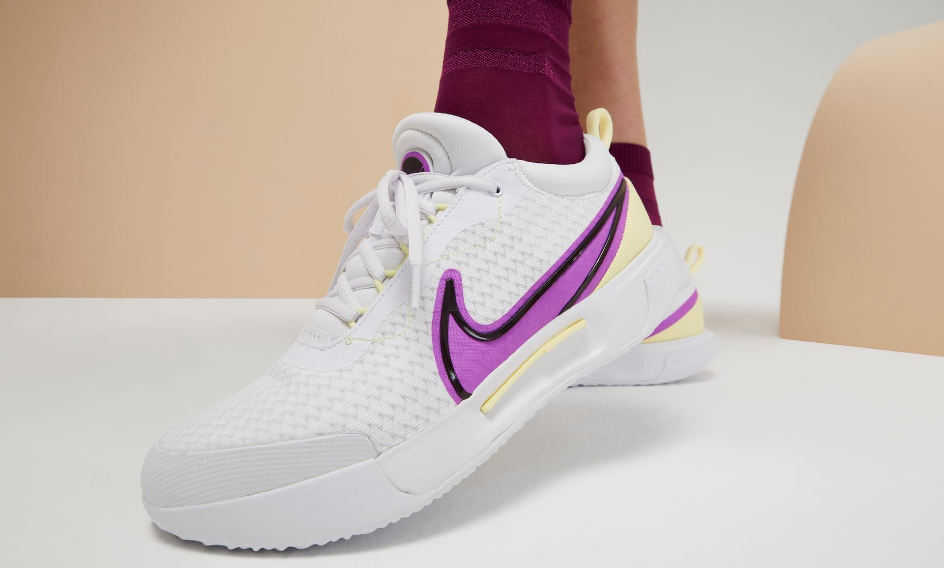 Giày NikeCourt Air Zoom Pro Women Shoes #White Black - Kallos Vietnam