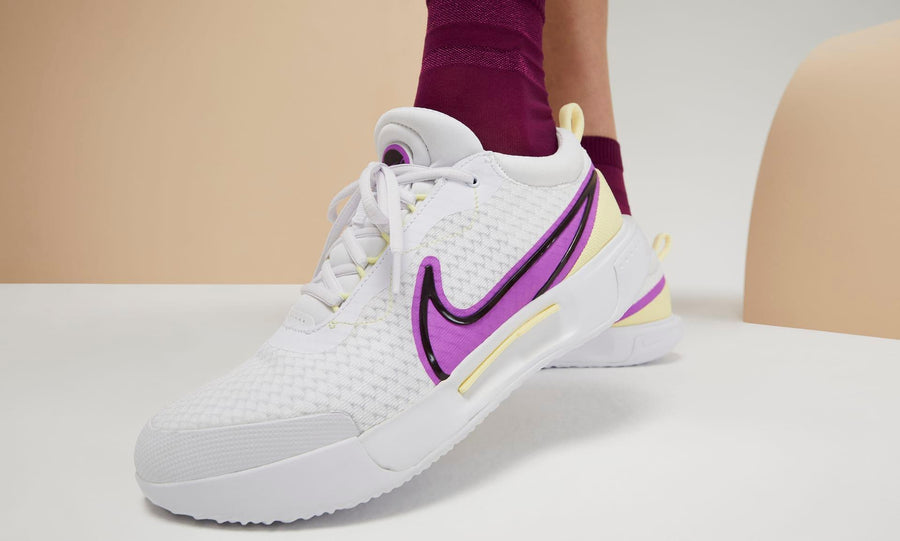 Giày NikeCourt Air Zoom Pro Women Shoes #White Black - Kallos Vietnam