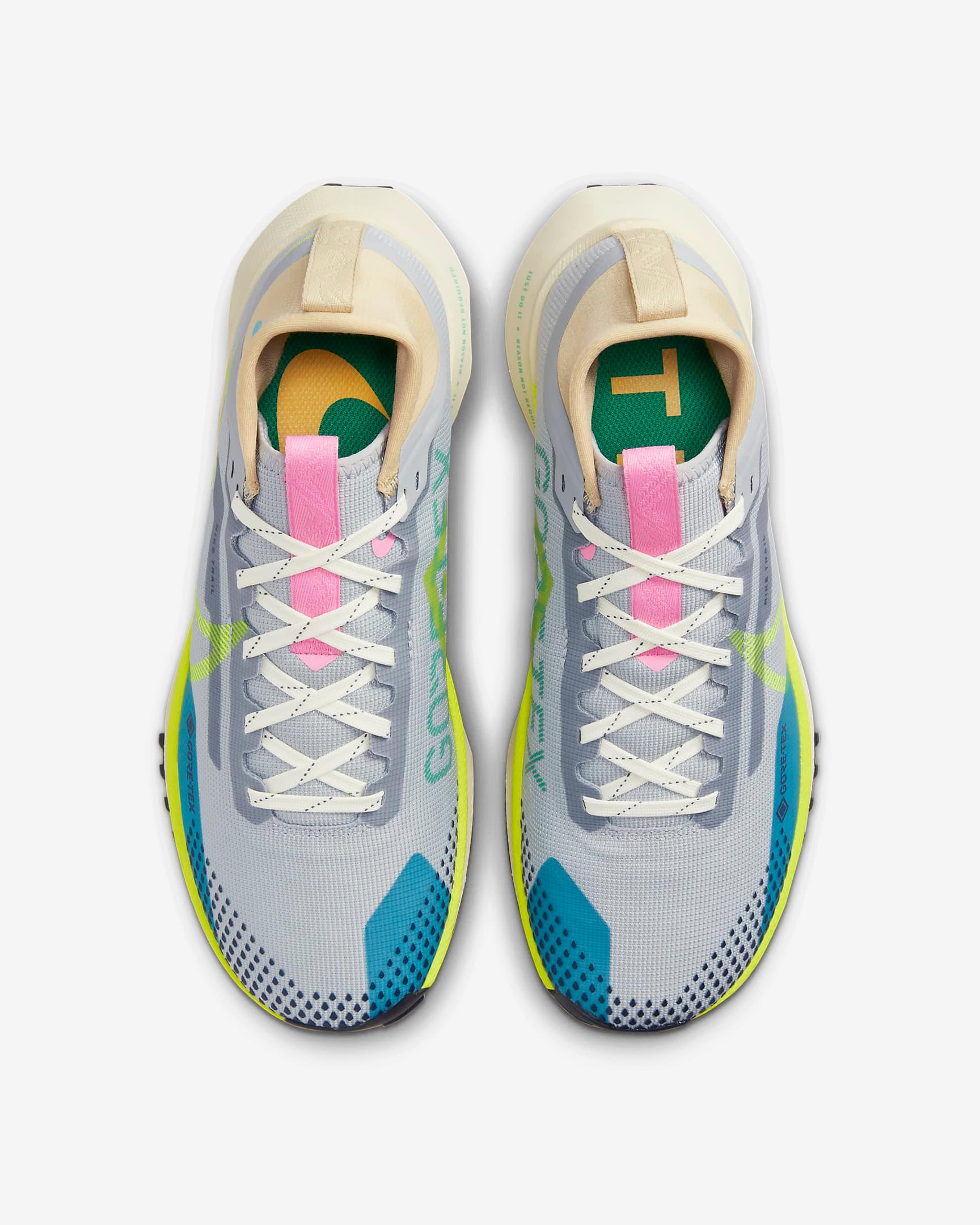 Giày Nike Pegasus Trail 4 GORE-TEX Women Shoes #Wolf Grey - Kallos Vietnam
