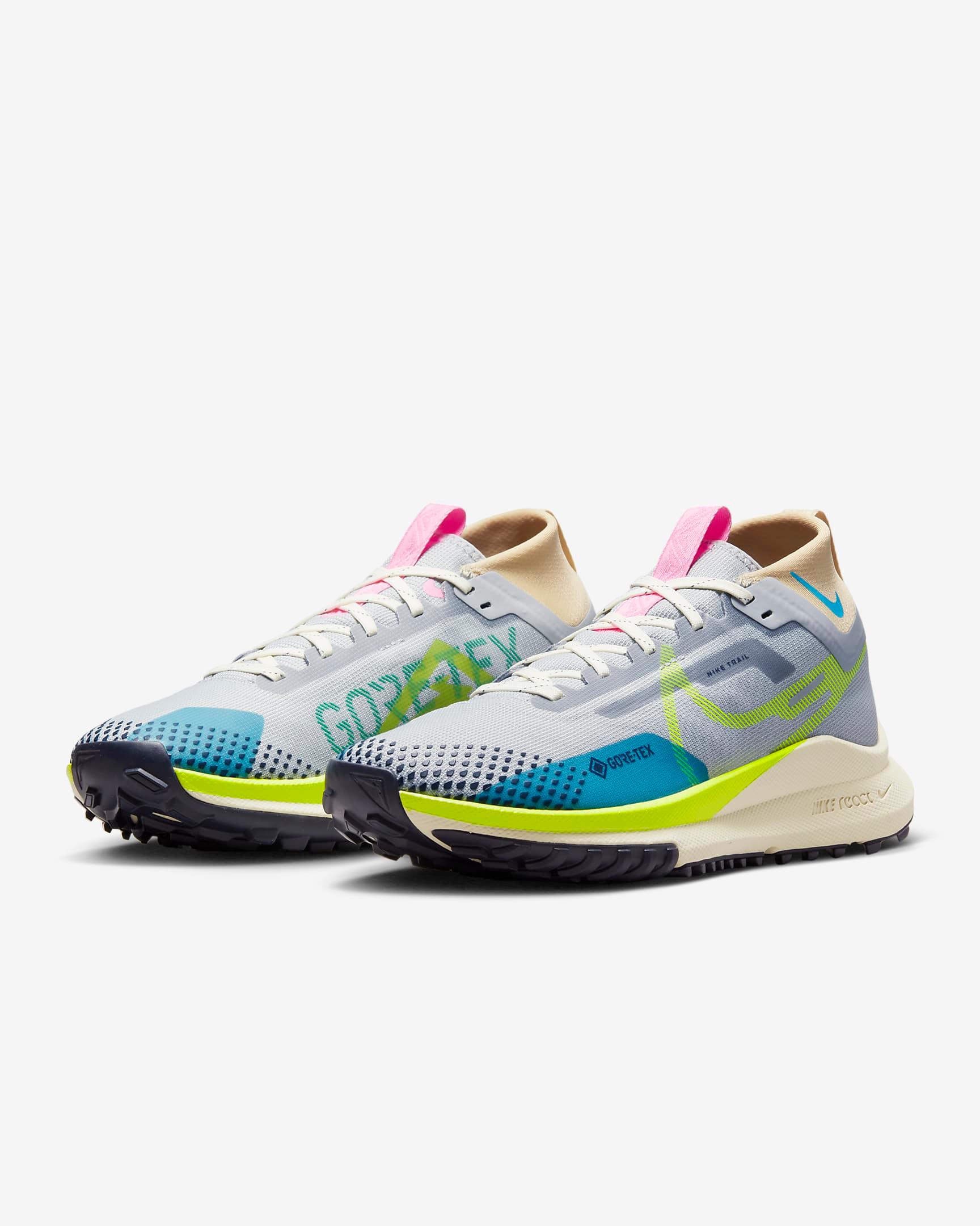 Giày Nike Pegasus Trail 4 GORE-TEX Women Shoes #Wolf Grey - Kallos Vietnam