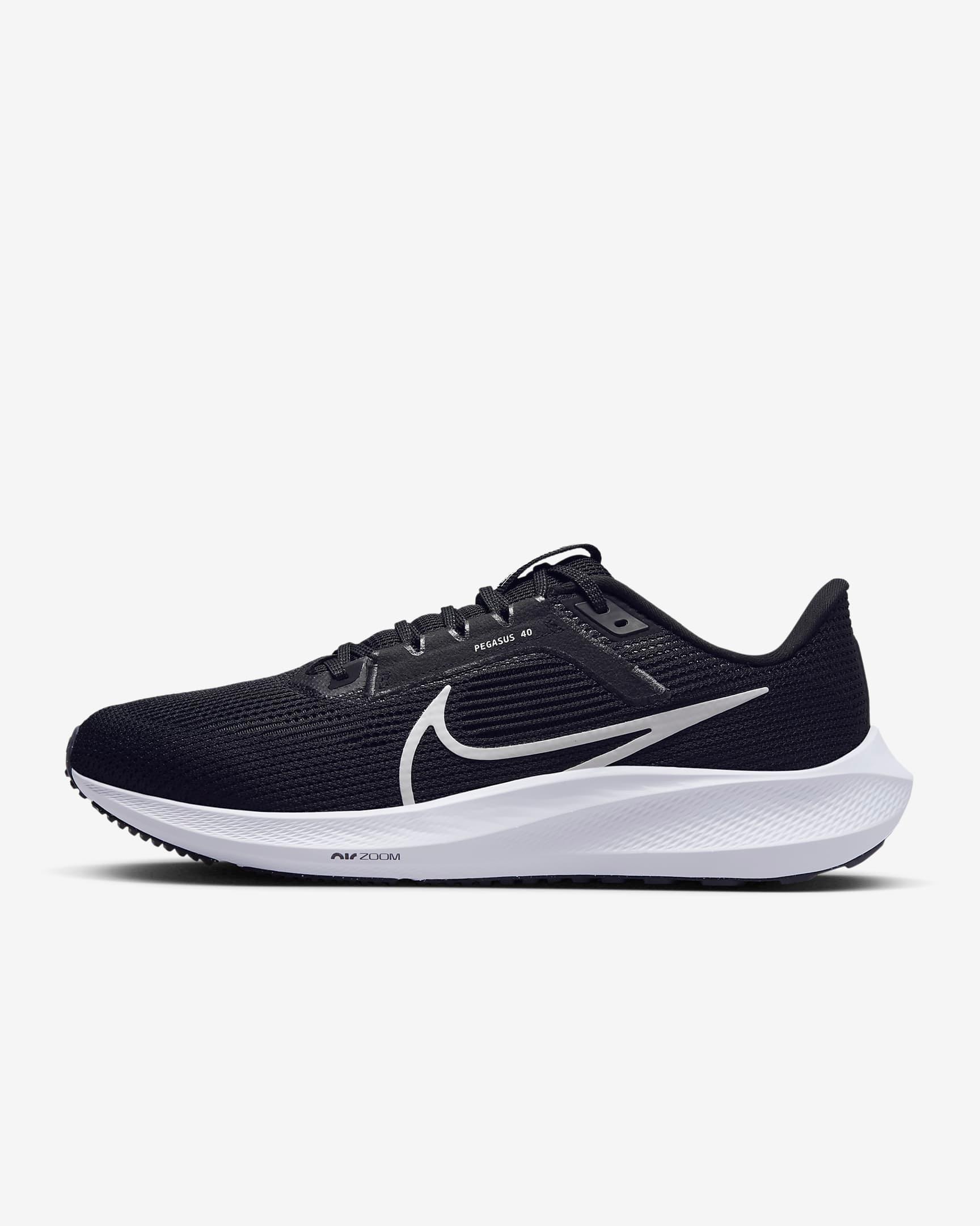 Giày Nike Pegasus 40 Men Road Running Shoes #Black White - Kallos Vietnam